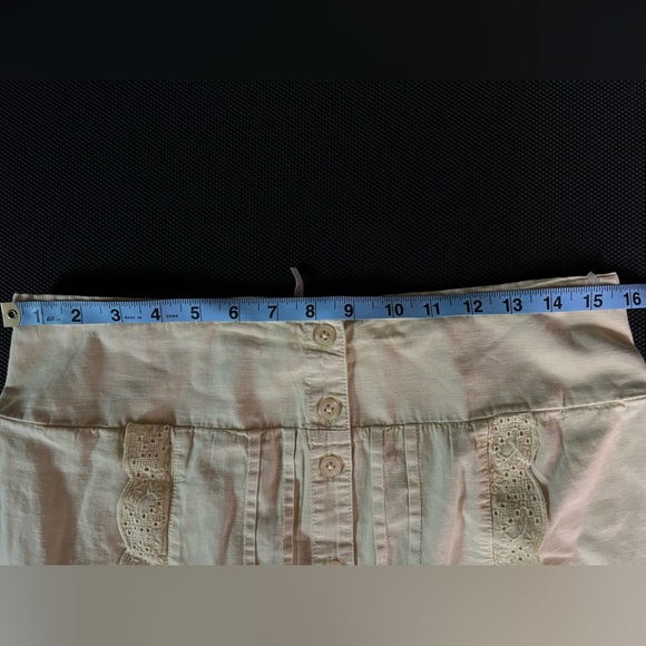 Free People Whitney Midi Skirt Yellow size Yellow - Picture 10 of 10